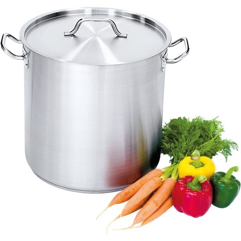 Garnek wysoki z pokrywką, stalowy, Ø 320 mm, V 20.9 l Garnek wysoki z pokrywką, stalowy, Ø 320 mm, V 20.9 l