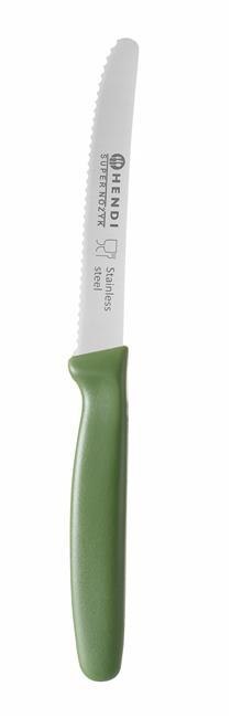 Nóż uniwersalny HENDI ząbkowany Nóż uniwersalny, HENDI, czerwony, (L)220mm