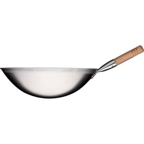 Patelnia wok, stal satynowana, Ø 400 mm Patelnia wok, stal satynowana, Ø 400 mm