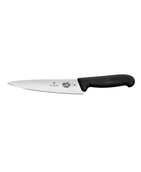 Victorinox Fibrox Nóż kuchenny, szerokie ostrze, 19 cm, czarny Victorinox Fibrox Nóż kuchenny, szerokie ostrze, 19 cm, czarny