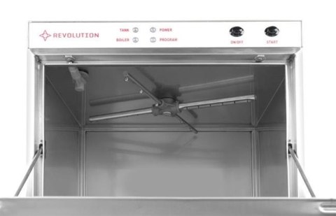 Zmywarka do szkła 40x40 - sterowanie elektromechaniczne z dozownikiem detergentu i pompą spustową Zmywarka do szkła 40x40 - sterowanie elektromechaniczne z dozownikiem detergentu i pompą spustową
